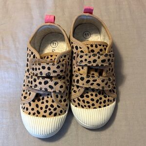 * 2 for $5 * Cat & Jack Tan and Black Leopard Sneakers